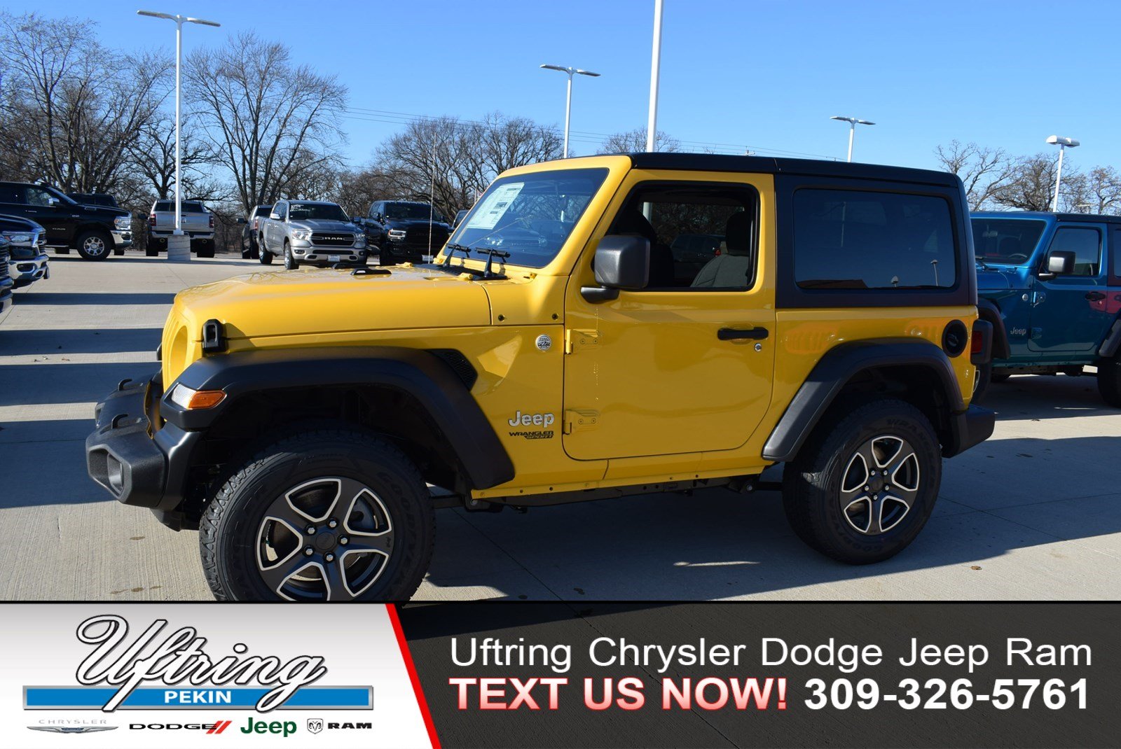 New 2020 Jeep Wrangler Sport S Sport Utility In Pekin 2022193